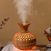 Aroma Diffuser mit LED Luftbefeuchter - LED - Dekorationslichter - Braun - Voldeva