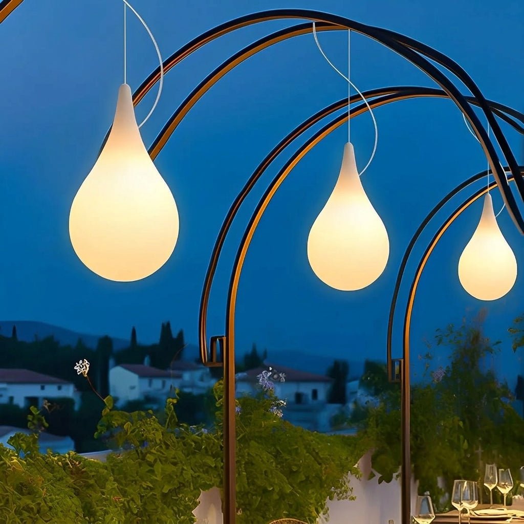Außen - Pendelleuchte im Wassertropfen - Design - Pendelleuchte - Warmweiß - Voldeva