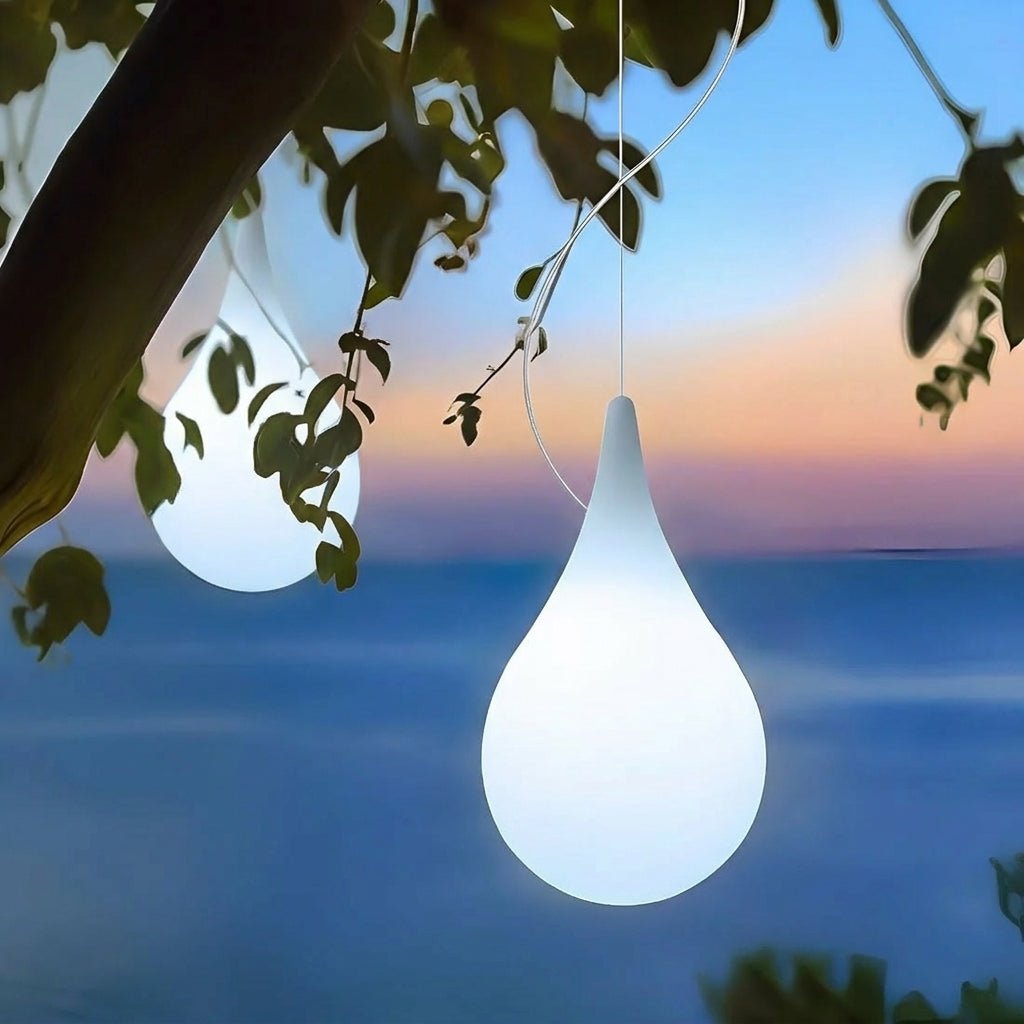 Außen - Pendelleuchte im Wassertropfen - Design - Pendelleuchte - Kaltweiß - Voldeva