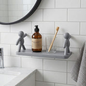 Badezimmer Wandregal Dekorative Figurenhalterung - Wandregal - Grau - Voldeva