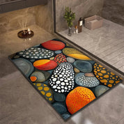Badezimmermatte mit Kieselstein - Druckmuster - Badematten - Stil 3 - Voldeva