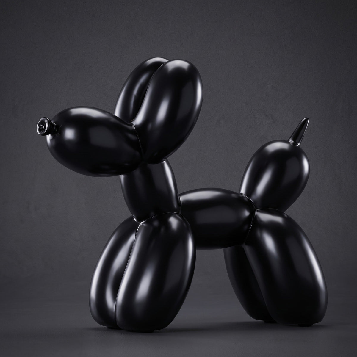 Ballonhund Skulptur dekorative Tierfigur - Figurines - Schwarz - Voldeva