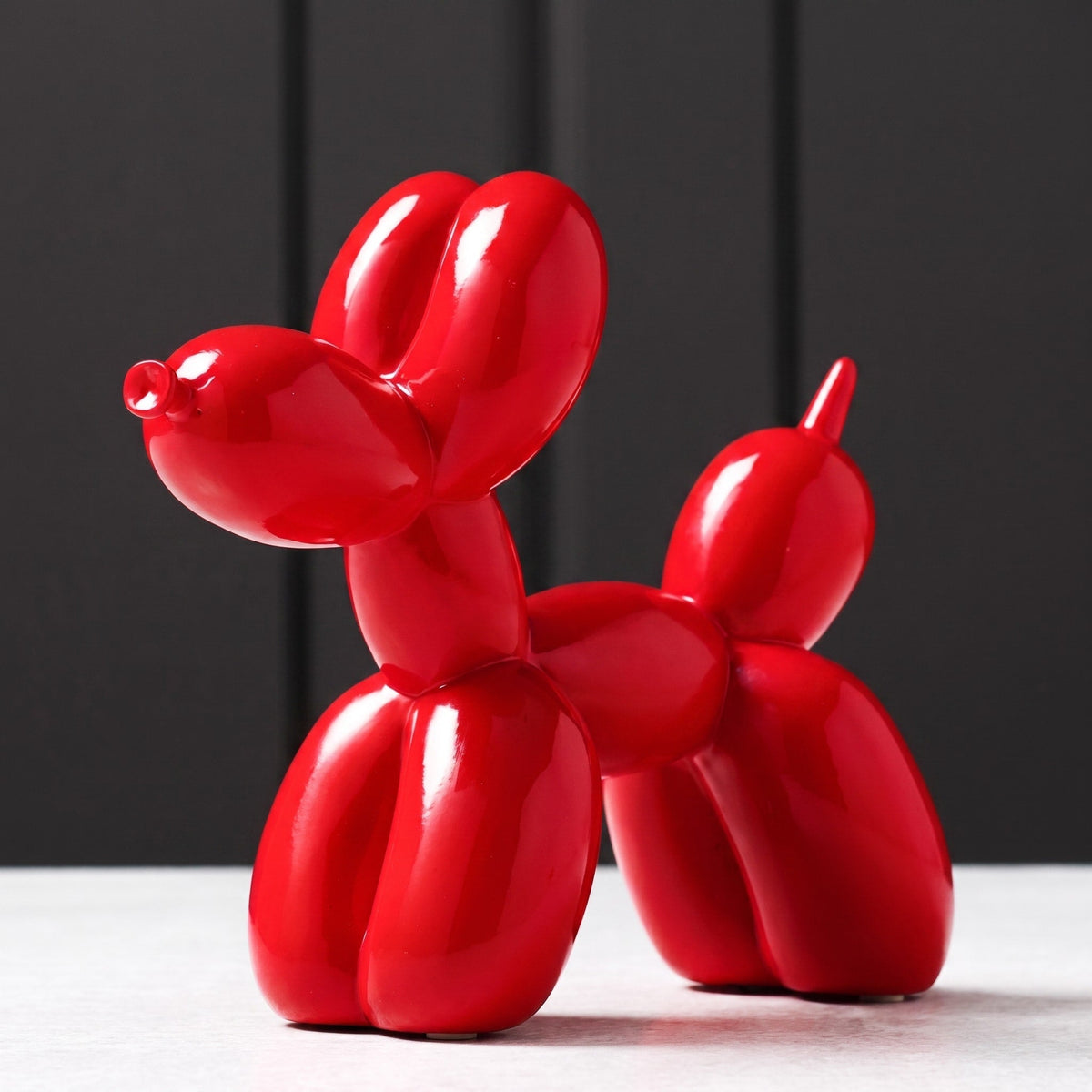 Ballonhund Skulptur dekorative Tierfigur - Figurines - Rot - Voldeva