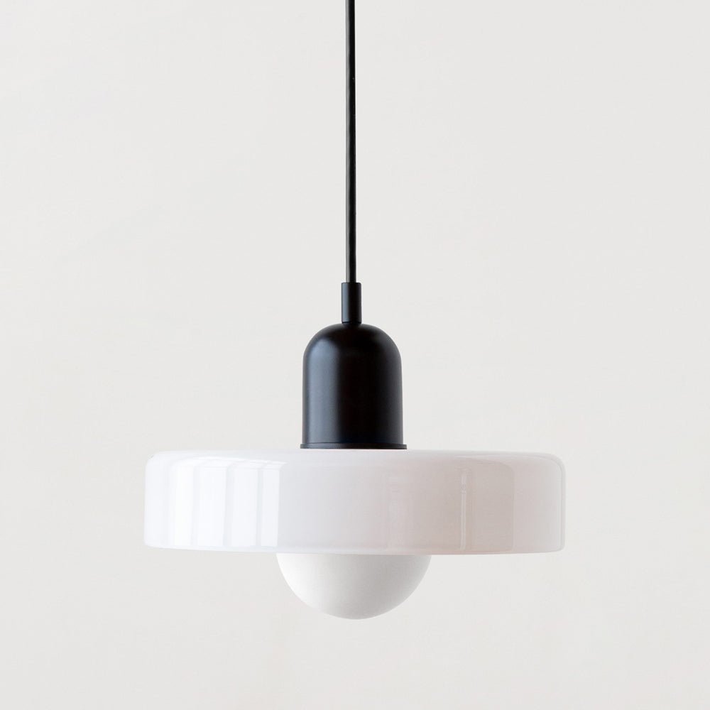 Bauhaus Eisen Pendelleuchte Farbige Moderne Hängeleuchte - Deckenleuchte - Schwarz - Voldeva