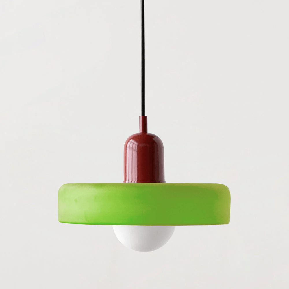 Bauhaus Eisen Pendelleuchte Farbige Moderne Hängeleuchte - Deckenleuchte - Beige - Voldeva