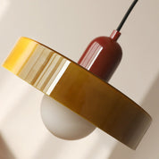 Bauhaus Eisen Pendelleuchte Farbige Moderne Hängeleuchte - Deckenleuchte - Beige - Voldeva