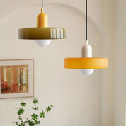 Bauhaus Eisen Pendelleuchte Farbige Moderne Hängeleuchte - Deckenleuchte - Beige - Voldeva