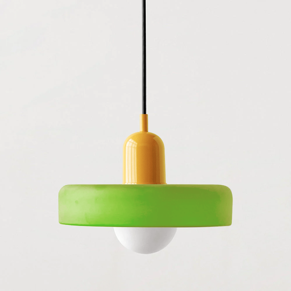 Bauhaus Eisen Pendelleuchte Farbige Moderne Hängeleuchte - Deckenleuchte - Beige - Voldeva