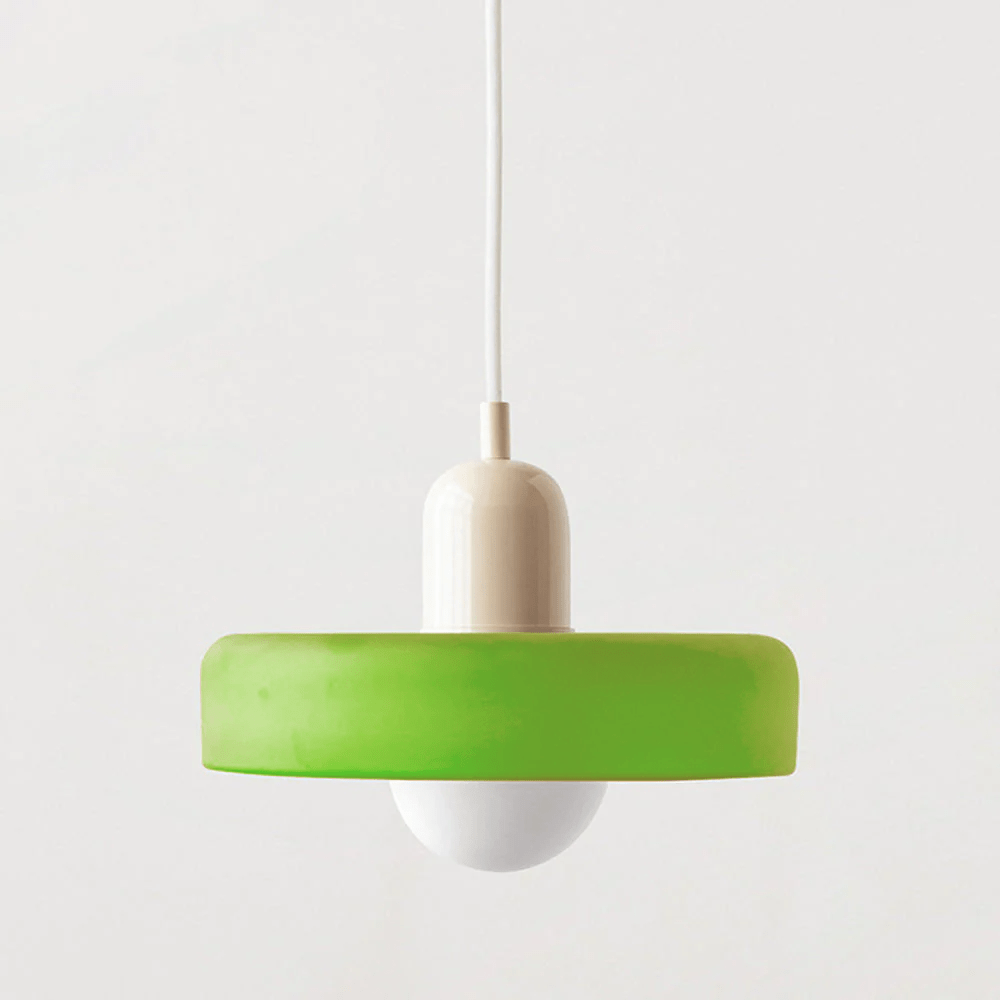 Bauhaus Eisen Pendelleuchte Farbige Moderne Hängeleuchte - Deckenleuchte - Beige - Voldeva
