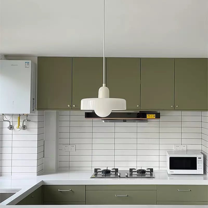Bauhaus Eisen Pendelleuchte Farbige Moderne Hängeleuchte - Deckenleuchte - Rot - Voldeva
