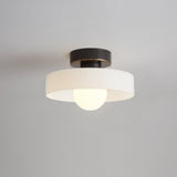 Bauhaus Runde Glas Deckenleuchte Modernes Design