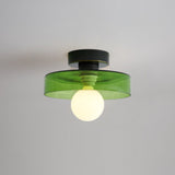 Bauhaus Runde Glas Deckenleuchte Modernes Design