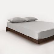Bettwäsche - Set Mit Spannbettlaken Und Zwei Kissenbezügen - Schlafzimmer - Gravitation grau - Voldeva