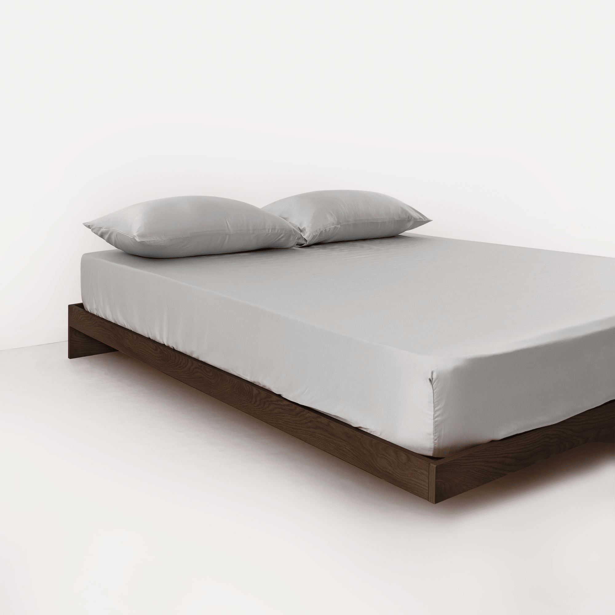 Bettwäsche - Set Mit Spannbettlaken Und Zwei Kissenbezügen - Schlafzimmer - Gravitation grau - Voldeva