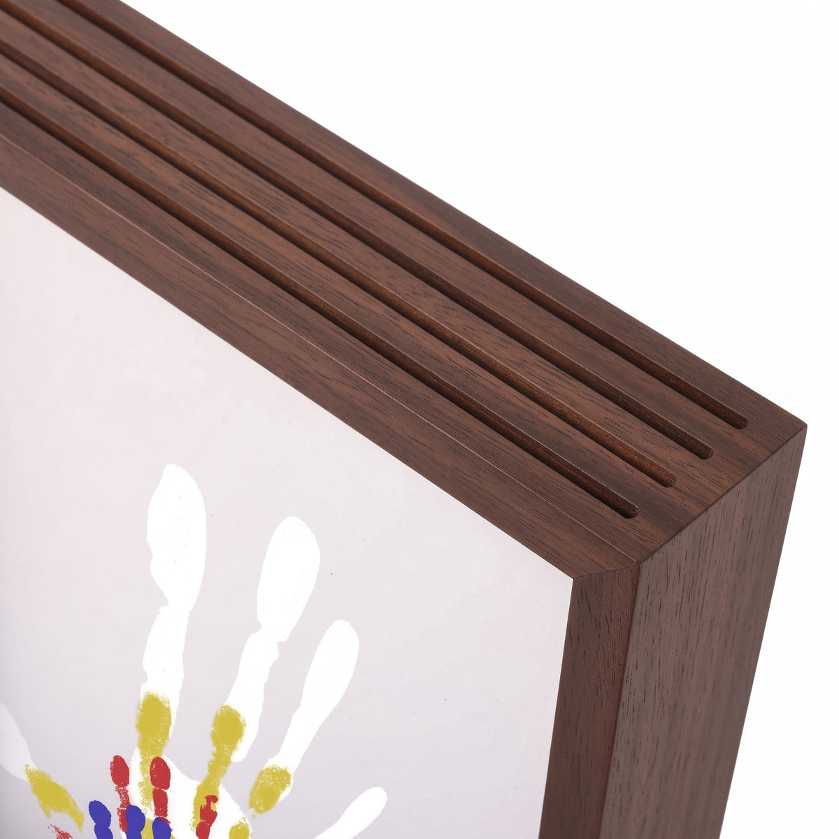 Bilderrahmen für Familien-Handabdrücke zum Selbstgestalten - Picture Frames - Braun - Voldeva