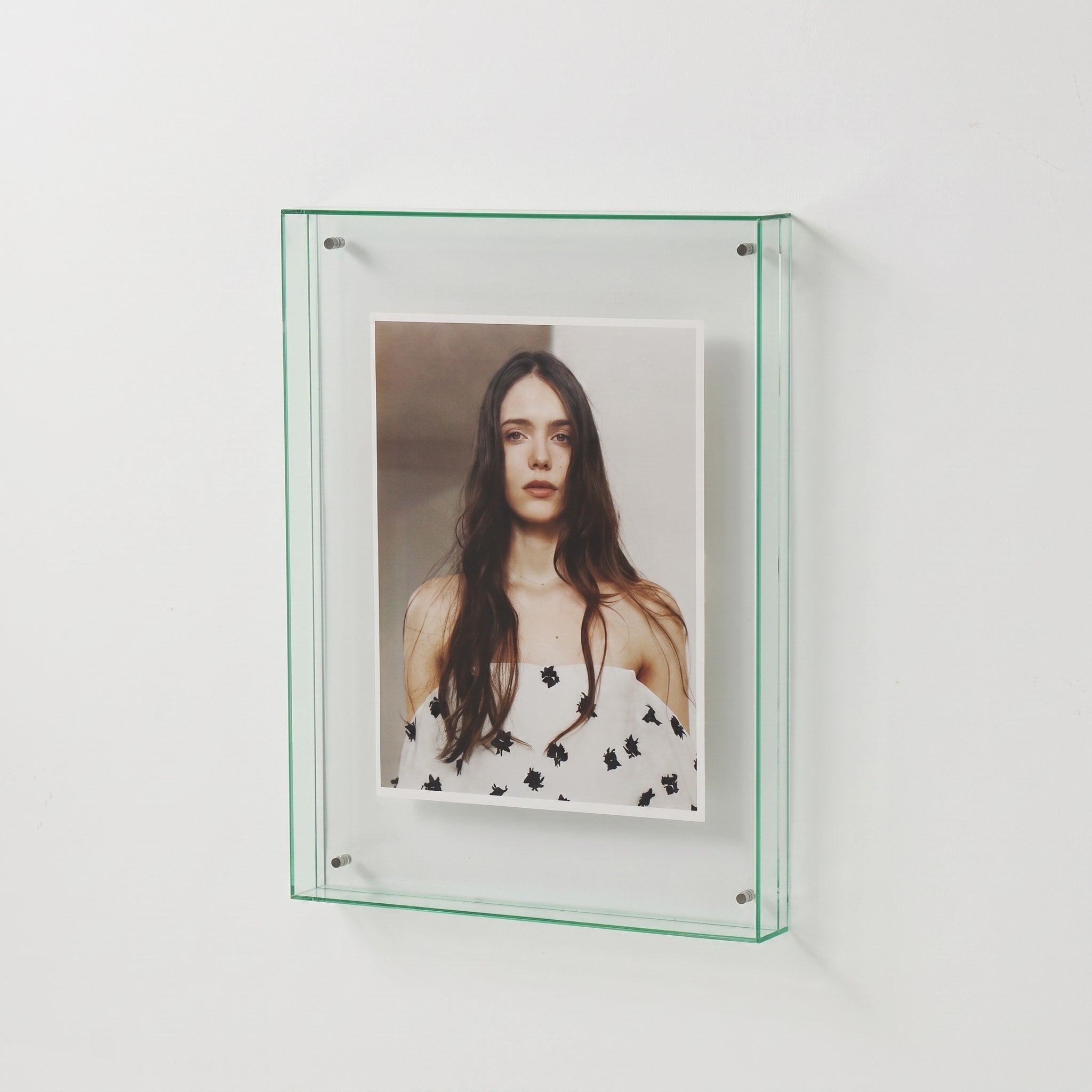 Bilderrahmen mit farbiger Acrylkante im Blockdesign - Picture Frames - Hellgrün - Voldeva