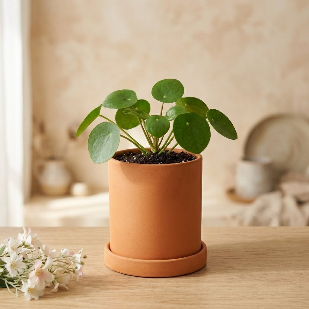 Blumentopf Zylindrisch Modern - Töpfe - Orange - Voldeva