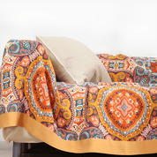 Weiche Boho Wohndecke für extra Komfort - Decke - 150x200cm - Voldeva