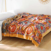Weiche Boho Wohndecke für extra Komfort - Decke - 150x200cm - Voldeva