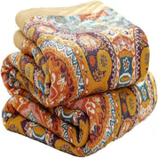 Weiche Boho Wohndecke für extra Komfort - Decke - 150x200cm - Voldeva