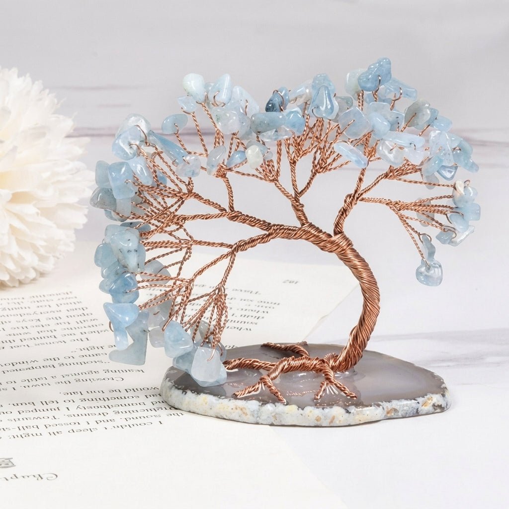 Bonsai - Dekoration mit Kristallsteinen - Dekorationen - Voldeva