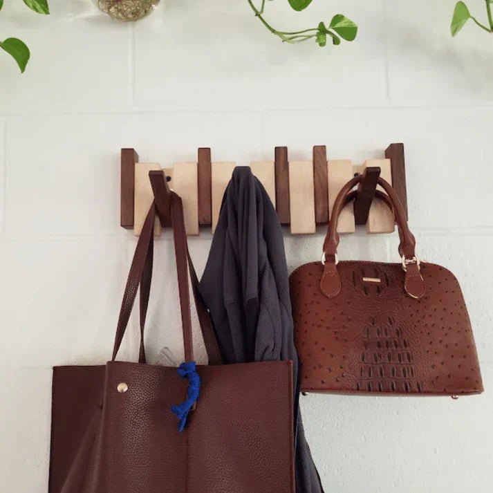 Chordo – Holz - Garderobe im Klavier - Design - Wandhaken - Voldeva