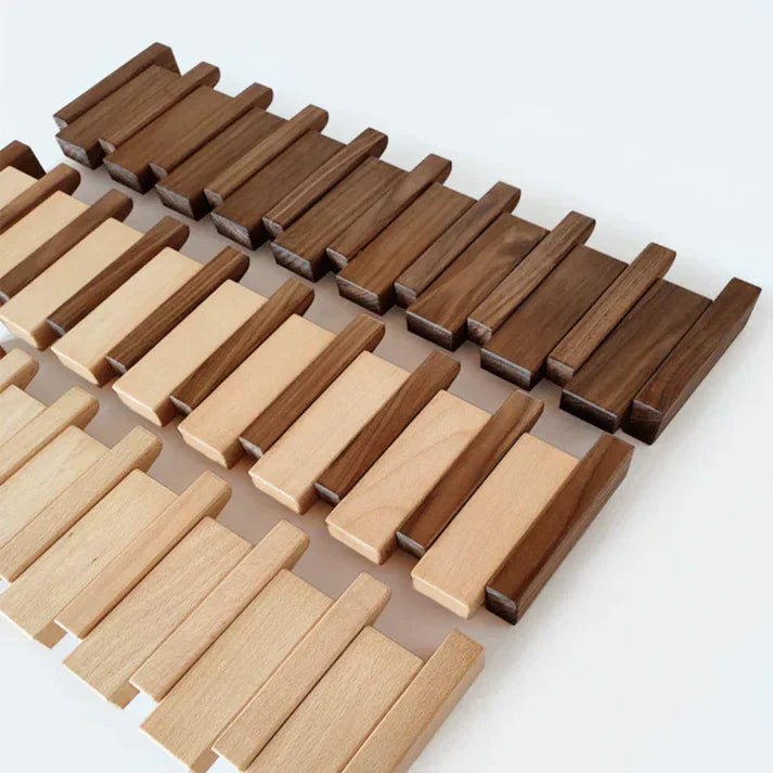 Chordo – Holz - Garderobe im Klavier - Design - Wandhaken - Voldeva