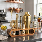Cocktail Bar Set mit Aufbewahrungsständer