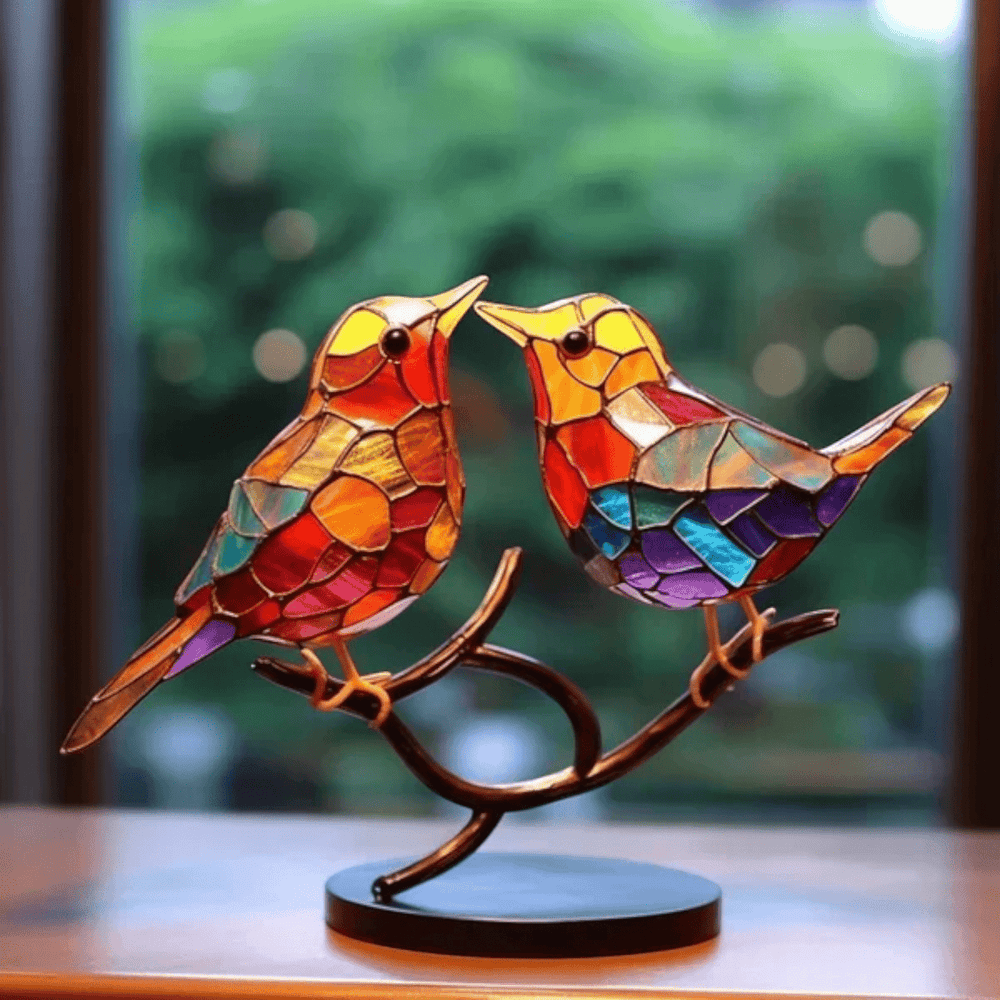 ColBird – Vogel - Figur aus farbigem Glas - Vogel - Dekoration - Voldeva