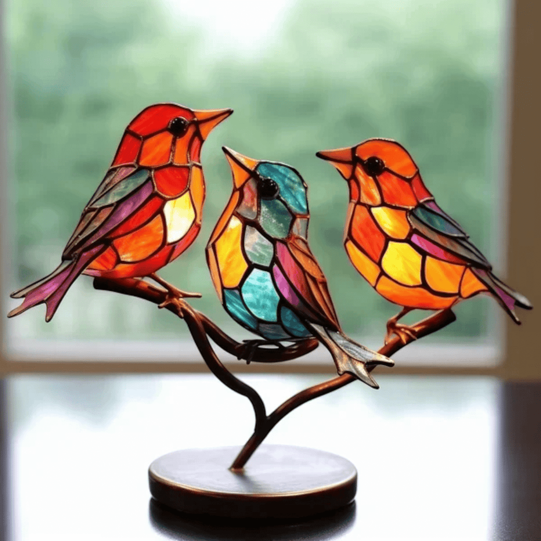 ColBird – Vogel - Figur aus farbigem Glas - Vogel - Dekoration - Voldeva