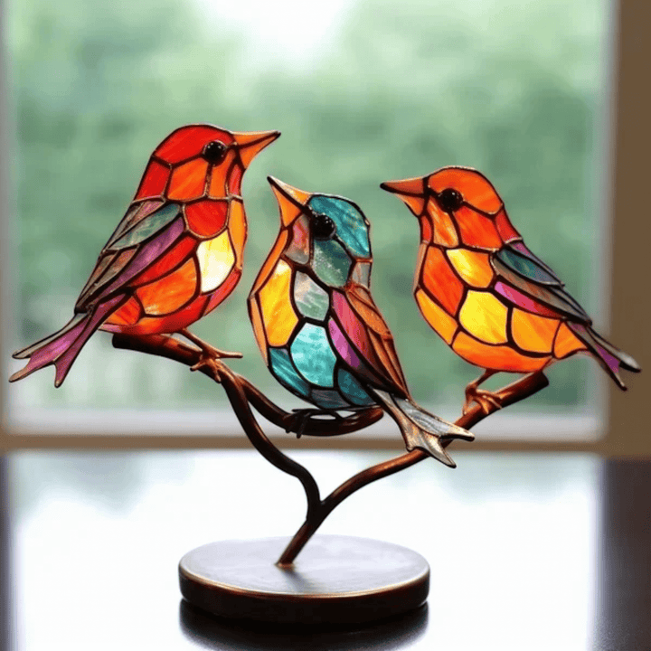 ColBird – Vogel - Figur aus farbigem Glas - Vogel - Dekoration - Voldeva