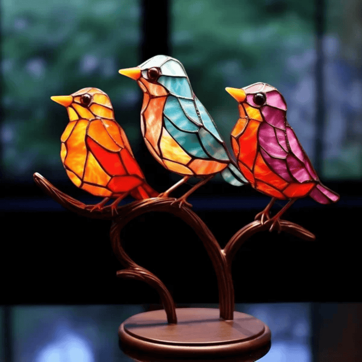 ColBird – Vogel - Figur aus farbigem Glas - Vogel - Dekoration - Voldeva