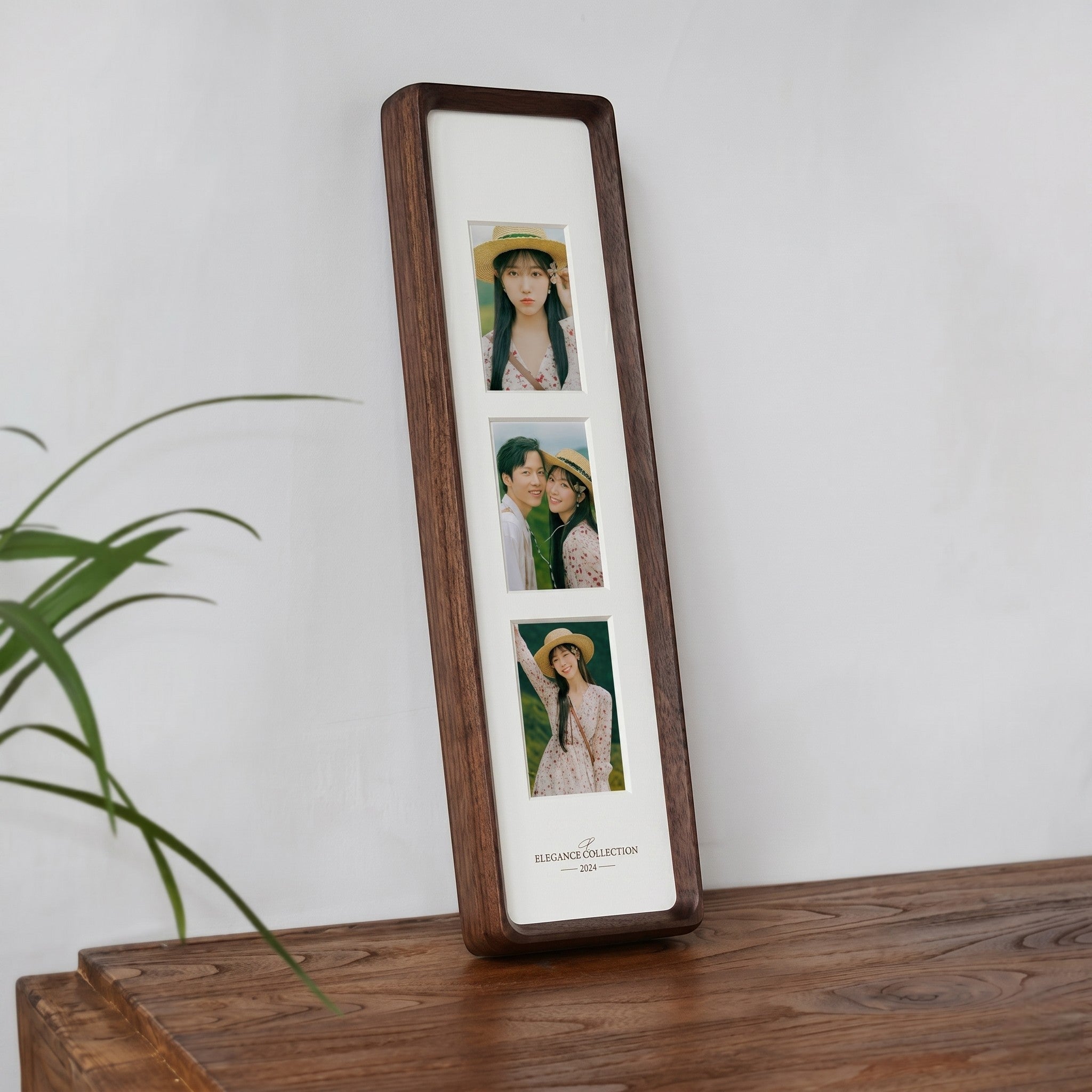Collagen - Fotorahmen aus Naturholz - Bilderrahmen - Schwarz - Voldeva