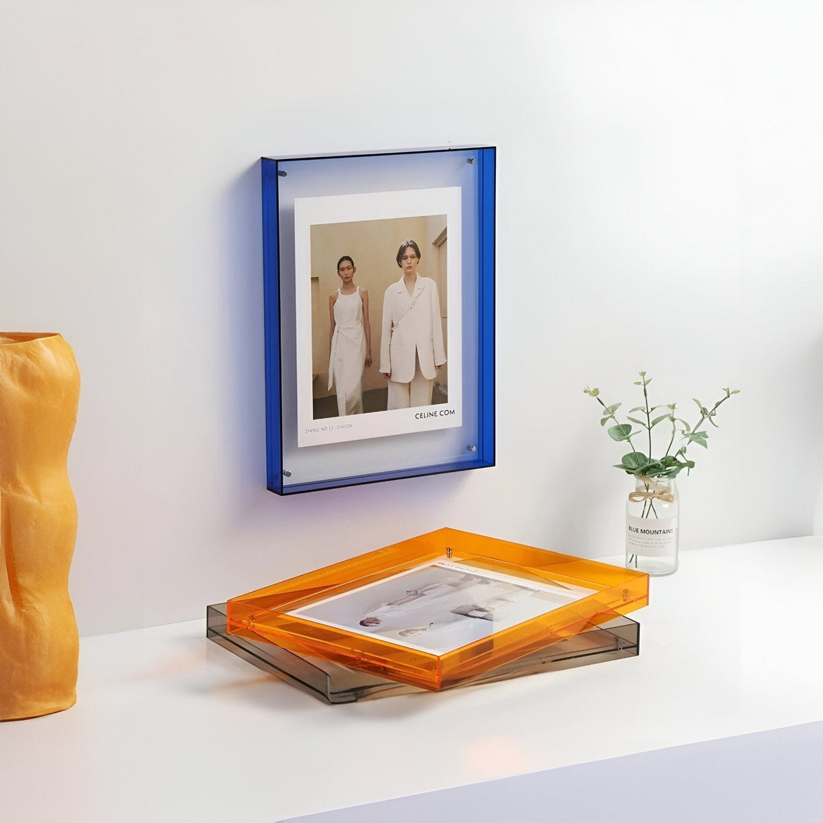 Transparenter Acryl Bilderrahmen im Minimalistischen Design