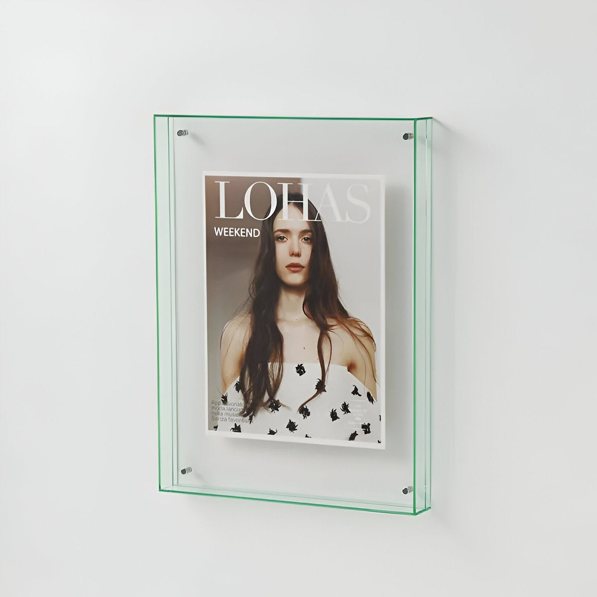 Transparenter Acryl Bilderrahmen im Minimalistischen Design