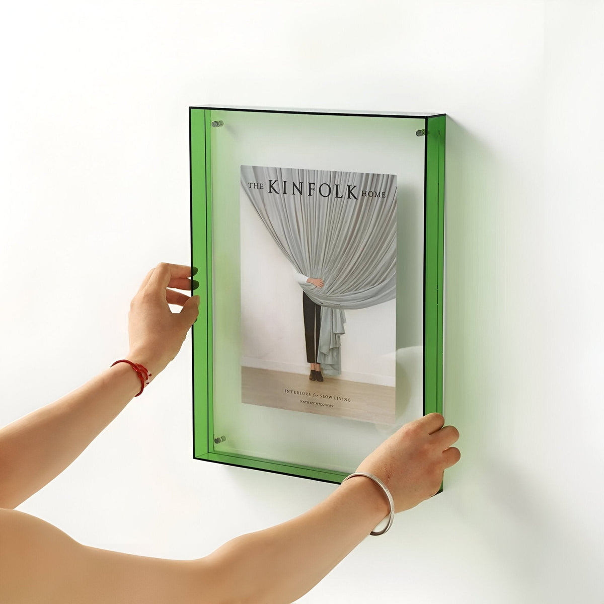 Transparenter Acryl Bilderrahmen im Minimalistischen Design