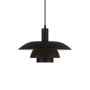 Dänische Stil LED Hängeleuchte Modernes Design - Deckenleuchte - Schwarz - Voldeva