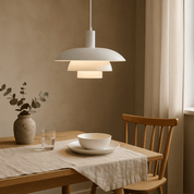Dänische Stil LED Hängeleuchte Modernes Design - Deckenleuchte - Weiß - Voldeva