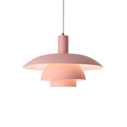 Dänische Stil LED Hängeleuchte Modernes Design - Deckenleuchte - Rosa - Voldeva