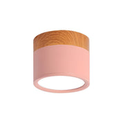 Deckenleuchte im minimalistischen Zylinder - Design - Deckenleuchte - Rosa - Voldeva