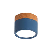 Deckenleuchte im minimalistischen Zylinder - Design - Deckenleuchte - Dunkelblau - Voldeva