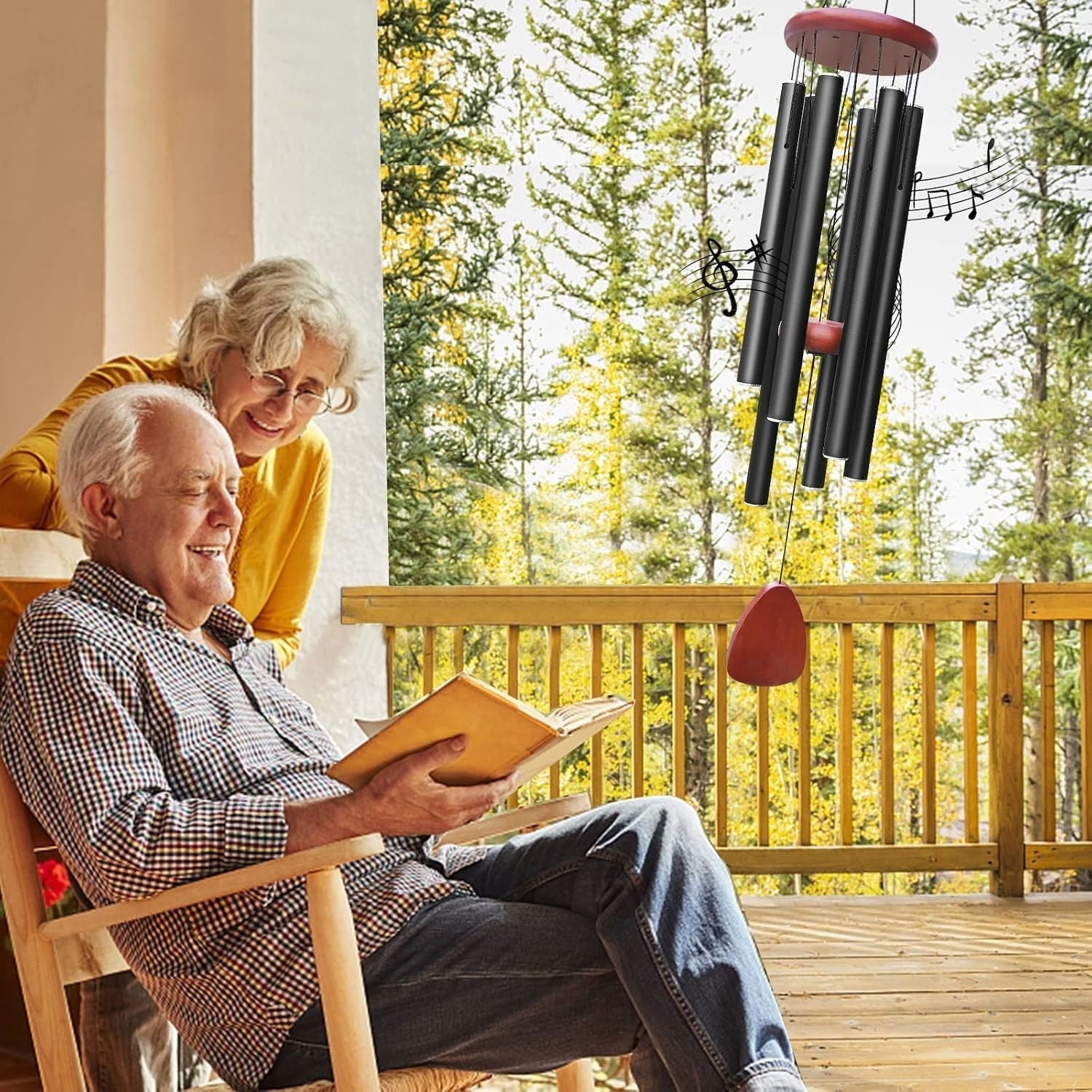 Deep Tone - Windspiele aus Edelstahl für ruhiges Ambiente - Deep Tone Wind Chimes - Voldeva