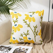 Dekokissen Bezug mit Blumen - Stickerei für das Zuhause - Kissenbezüge - 2 - Voldeva