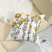 Dekokissen Bezug mit Blumen - Stickerei für das Zuhause - Kissenbezüge - 4 - Voldeva