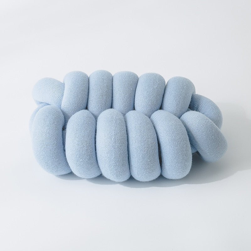 Dekorativ Knotenförmiges Sofakissen - Kissen - Blau - Voldeva