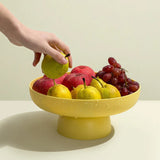 Moderne Dekorative Obstschale auf erhöhtem Sockel
