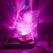 Dekorative Cube LED Tischleuchte Glas Eiswürfel Design - Tischlampe - Voldeva