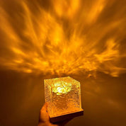 Dekorative Cube LED Tischleuchte Glas Eiswürfel Design - Tischlampe - Voldeva