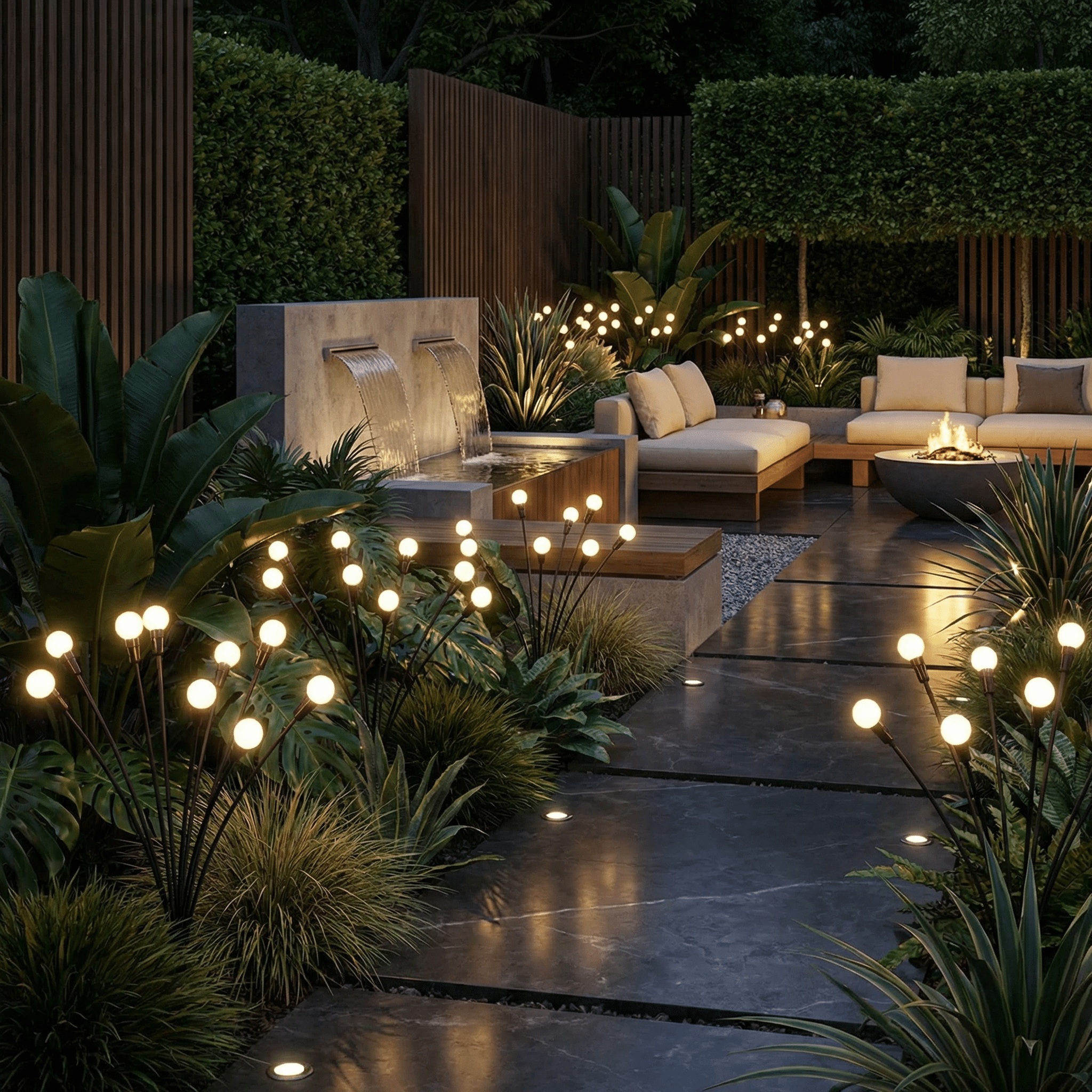 Dekorative Solar Feuerfly Gartenlampe - Dekorative Beleuchtung - Voldeva