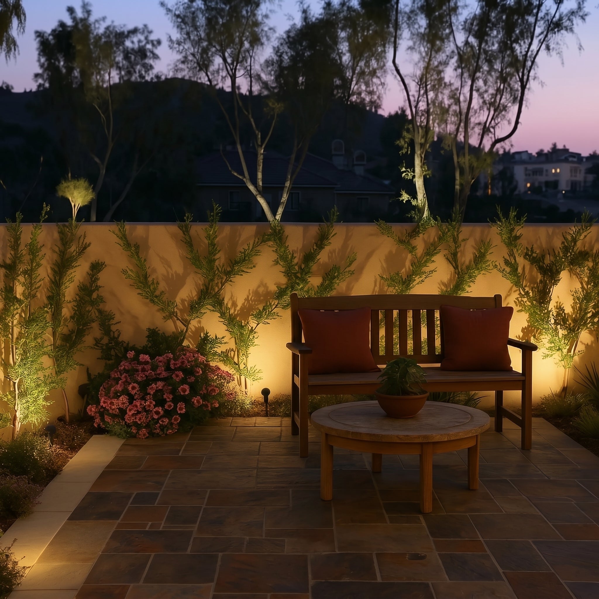 Dekorative Solar Gartenleuchte mit buntem Lichteffekt - Gartenbeleuchtung - Farbiges Licht - Voldeva